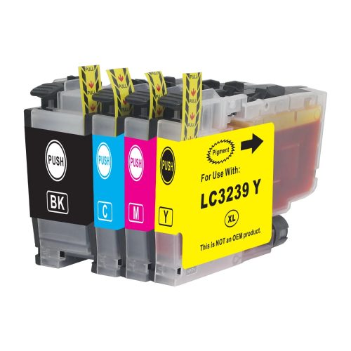 Premium Brother LC3239XL LC-3239XL Yellow Utángyártott Tintapatron