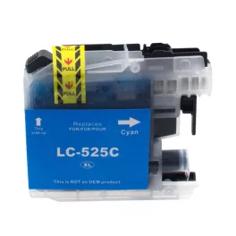   Premium Brother LC525XL LC-525XL Cyan Utángyártott Tintapatron