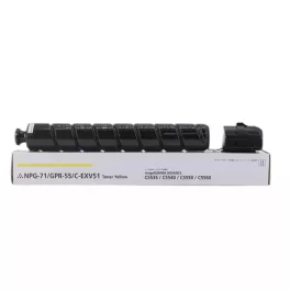   Premium Canon CEXV51 C-EXV51 Yellow Utángyártott Toner 60.000 oldal kapacitás