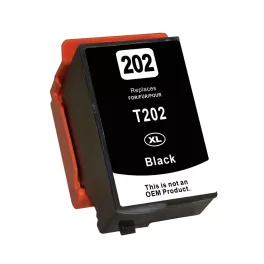   Premium Epson 202XL Black T02E14010, T02G14010, T02G1 Chipes Utángyártott Tintapatron