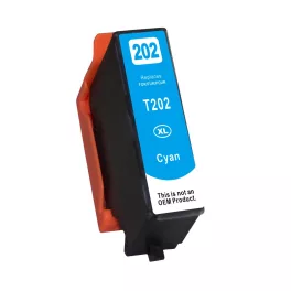   Premium Epson 202XL Cyan T02F24010, T02H24010, T02H2 Chipes Utángyártott Tintapatron