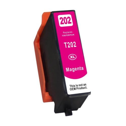 Premium Epson 202XL Magenta T02F34010, T02H34010, T02H3 Chipes Utángyártott Tintapatron