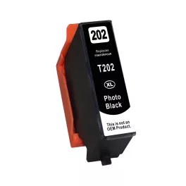   Premium Epson 202XL Photo Black T02F14010, T02H14010, T02H1 Chipes Utángyártott Tintapatron