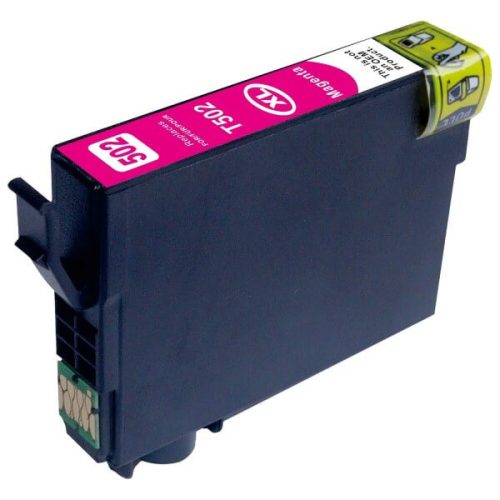 Premium Epson 502XL Magenta T02W3 Chipes Utángyártott Tintapatron