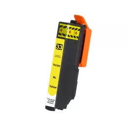   Premium Epson T3364 No.33XL Yellow Utángyártott Tintapatron