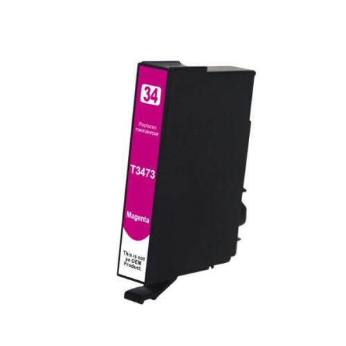 Premium Epson T3473 No.34XL Magenta Utángyártott Tintapatron