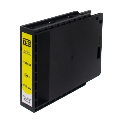 Premium Epson T7554 Yellow Utángyártott Tintapatron