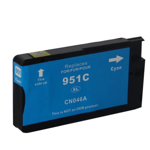 Premium HP 951XL CN046AE Cyan Utángyártott Tintapatron