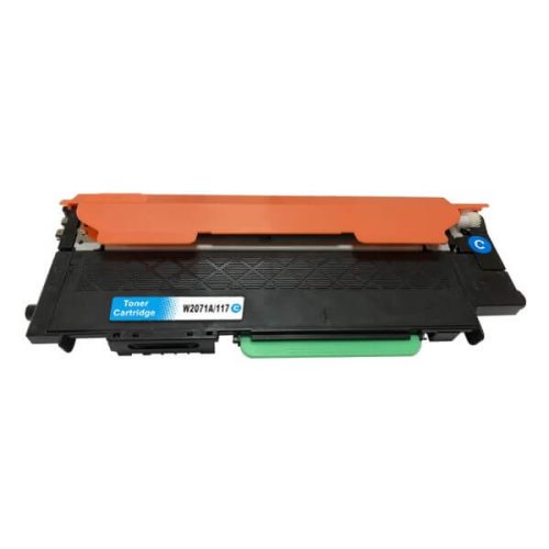 Premium HP W2071A No.117A Cyan Chipes Utángyártott Toner 700 oldal kapacitás