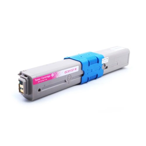 Premium Oki C301 C321 Magenta Utángyártott Toner 1.500 oldal kapacitás