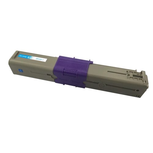 Premium Oki C332 MC363 Cyan Utángyártott Toner 3.000 oldal kapacitás