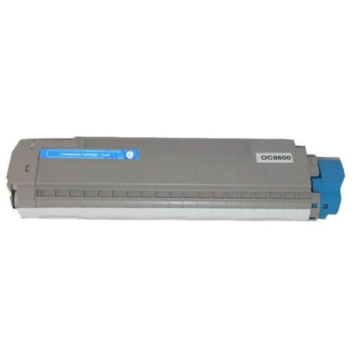 Premium Oki C8600 C8800 Cyan Utángyártott Toner 6.000 oldal kapacitás