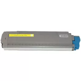   Premium Oki C8600 C8800 Yellow Utángyártott Toner 6.000 oldal kapacitás