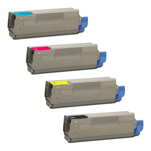 Premium Oki MC873 MC883 Yellow Utángyártott Toner 10.000 oldal kapacitás
