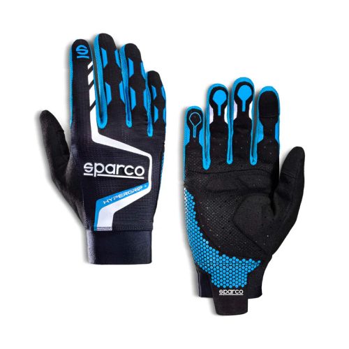 Sparco Hypergrip+ kék kesztyű (Méret: 12(XL))