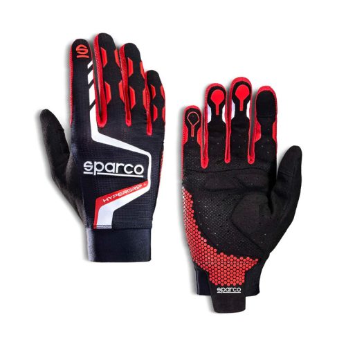 Sparco Hypergrip+ piros kesztyű (Méret: 12(XL))