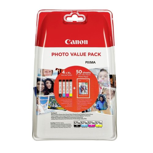 Canon CL-571XL Tintapatron Multipack Photo 4x11 ml