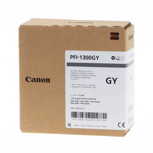 Canon PFI-1300 Cartridge Grey 330ml