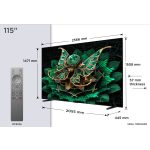 TCL 115" 115C7K QD-MiniLED 291cm 4K Google TV
