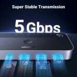 UGREEN USB 3.0 megosztó kapcsoló 2 bemenet / 4 kimenet CM662