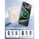 UGREEN 5000mAh mágneses vezeték nélküli powerbank bézs PB560