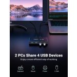 UGREEN 2 In 4 Out USB 3.0 Sharing Switch Box