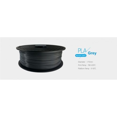 3D FILAMENT 1,75mm PLA Szürke /1kg-os tekercs/