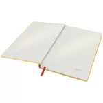 Leitz COSY Soft touch jegyzetfüzet (A5), meleg sárga, vonalas