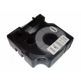   Utángyártott DYMO D1 450803 kazetta 19mm x 7 m fehér-fekete