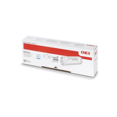 Oki MC853,MC873 Toner Cián 7300 oldalra