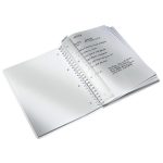 Leitz WOW spirálfüzet, A4, vonalas, fekete