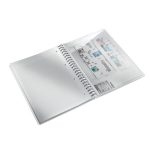 Leitz WOW spirálfüzet, A4, kockás, fehér