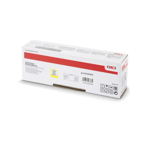 Oki C532/C542 High Toner Sárga 6000 oldalra