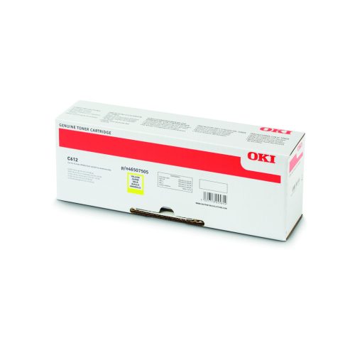 Oki C612 Toner Sárga 6000 oldalra