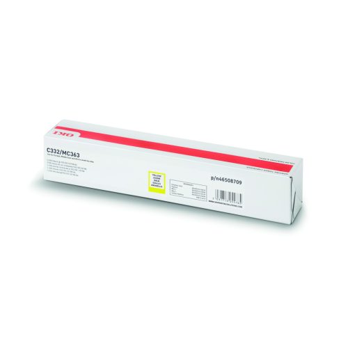 Oki C332/MC363 High Toner Sárga 3000 oldalra