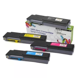   Utángyártott DELL C2660,2665 Toner Cyan 4.000 oldal kapacitás  CartridgeWeb