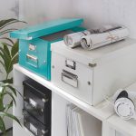 Leitz WOW Click&Store tárolódoboz M méret jégkék