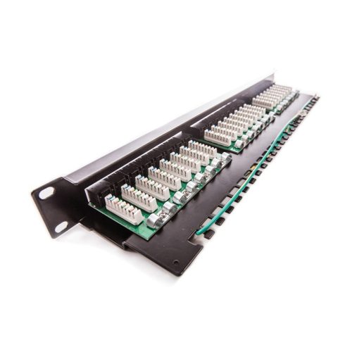 KELINE 606030 19 1U Giga KOMPAKT 24port Cat.5e RJ45/u árnyékolatlan patch panel