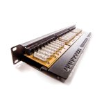 KELINE 606059 19 1U Giga KOMPAKT 24port Cat.6 RJ45/u árnyékolatlan patch panel