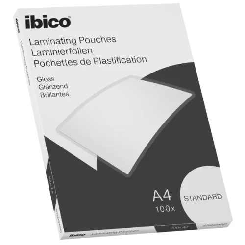 Ibico Basics Standard Pouch A4 100pcs 125mic