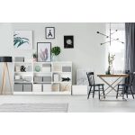 Esselte Home tárolódoboz, kocka alakú, szürke, 3db