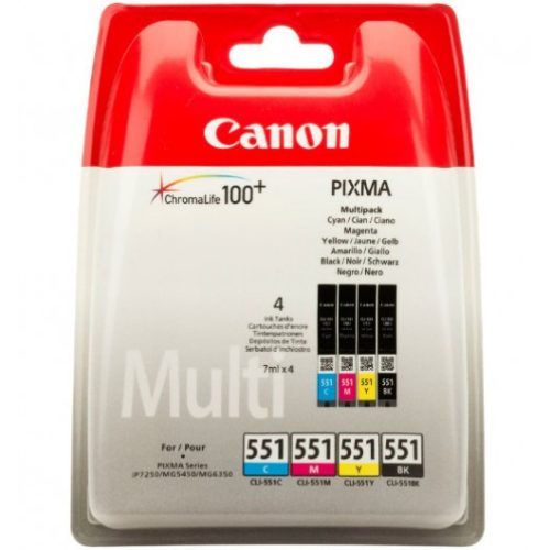 Canon CLI-551 Tintapatron Multipack 4x7 ml