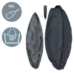 Leitz Active ülőlabda nehezékkel 55cm, sötétszürke