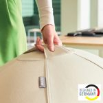 Leitz Active ülőlabda nehezékkel 65cm, világosszürke