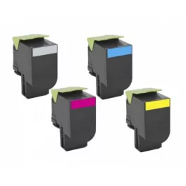   Utángyártott LEXMARK CS317 Toner Cyan 2.300 oldal kapacitás IK (New Build)