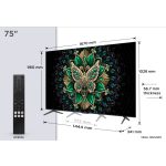 TCL 75" 75C6K QD-MiniLED 189cm 4K Google TV