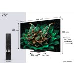 TCL 75" 75C7K QD-MiniLED 189cm 4K Google TV