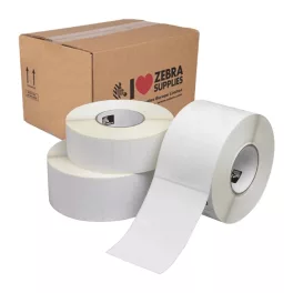   102 mm x 64 mm Papír Tekercses etikett címke Fehér (2220 címke/tekercs - 1 tekercs)