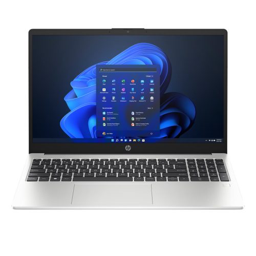 HP250G10, 15.6" FHD AG UWVA  250Nits, Intel Core i5 1334U 10C, 8GB, 512GB PCIe SSD, IntelR IrisR Xe, Silver Aluminium, WIN11, háttérvilágításos billentyűzert, ujjlenyomat olvasó, 3 év gar
