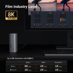 UGREEN Revodok Pro Multifunkcionális dokkoló állomás, USB-C (CM555)